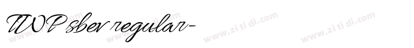 TWP sbev regular字体转换 TWP sbev regular字体转换